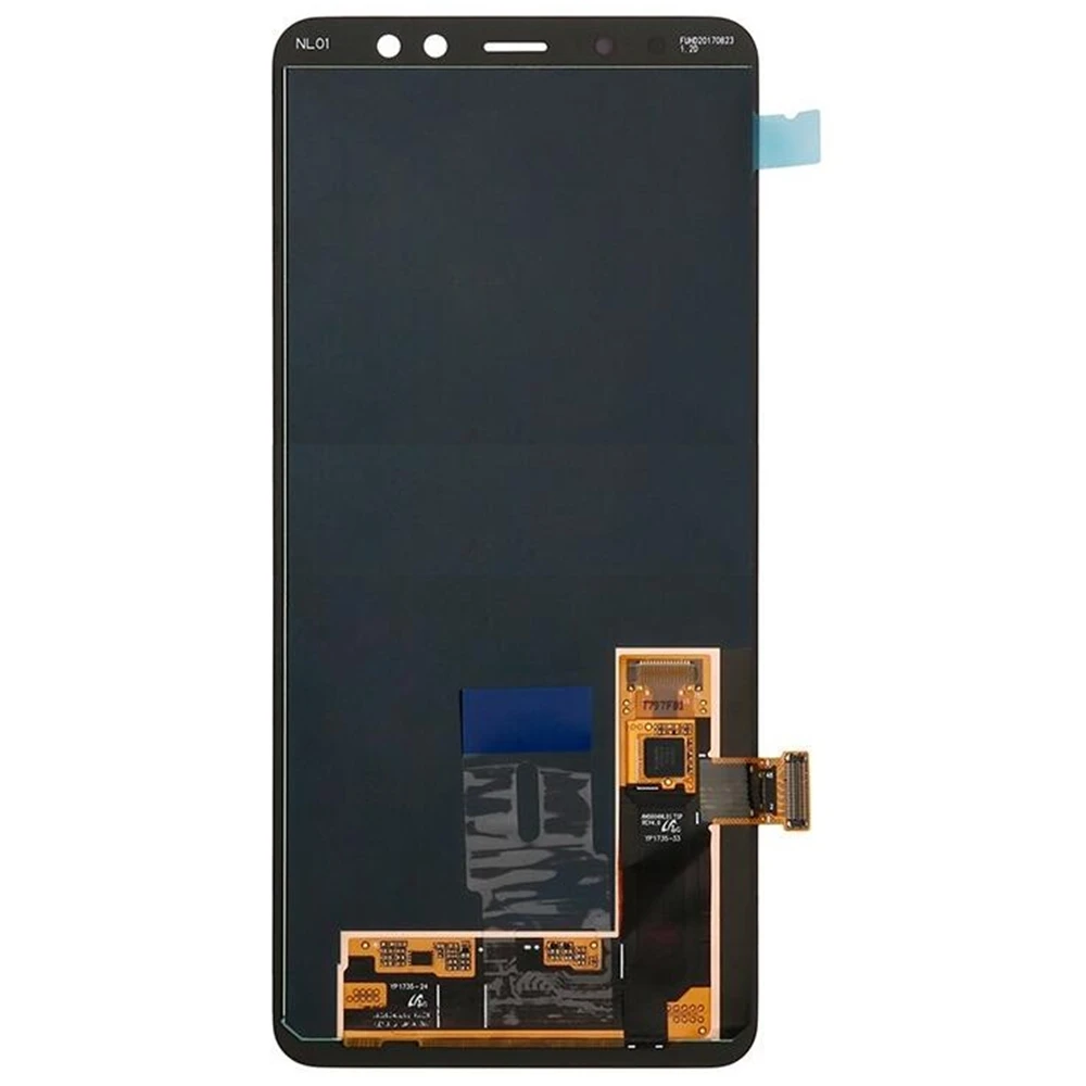 Для Samsung Galaxy A8 Plus (2018) A730 A730F ЖК экран и замена дигитайзера в сборе! (черный)|Экраны