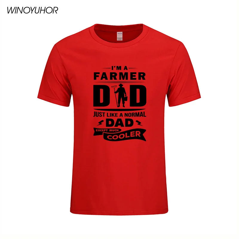 I'M A Farmer Dad Футболка мужская Забавная подарок на день отца повседневные футболки