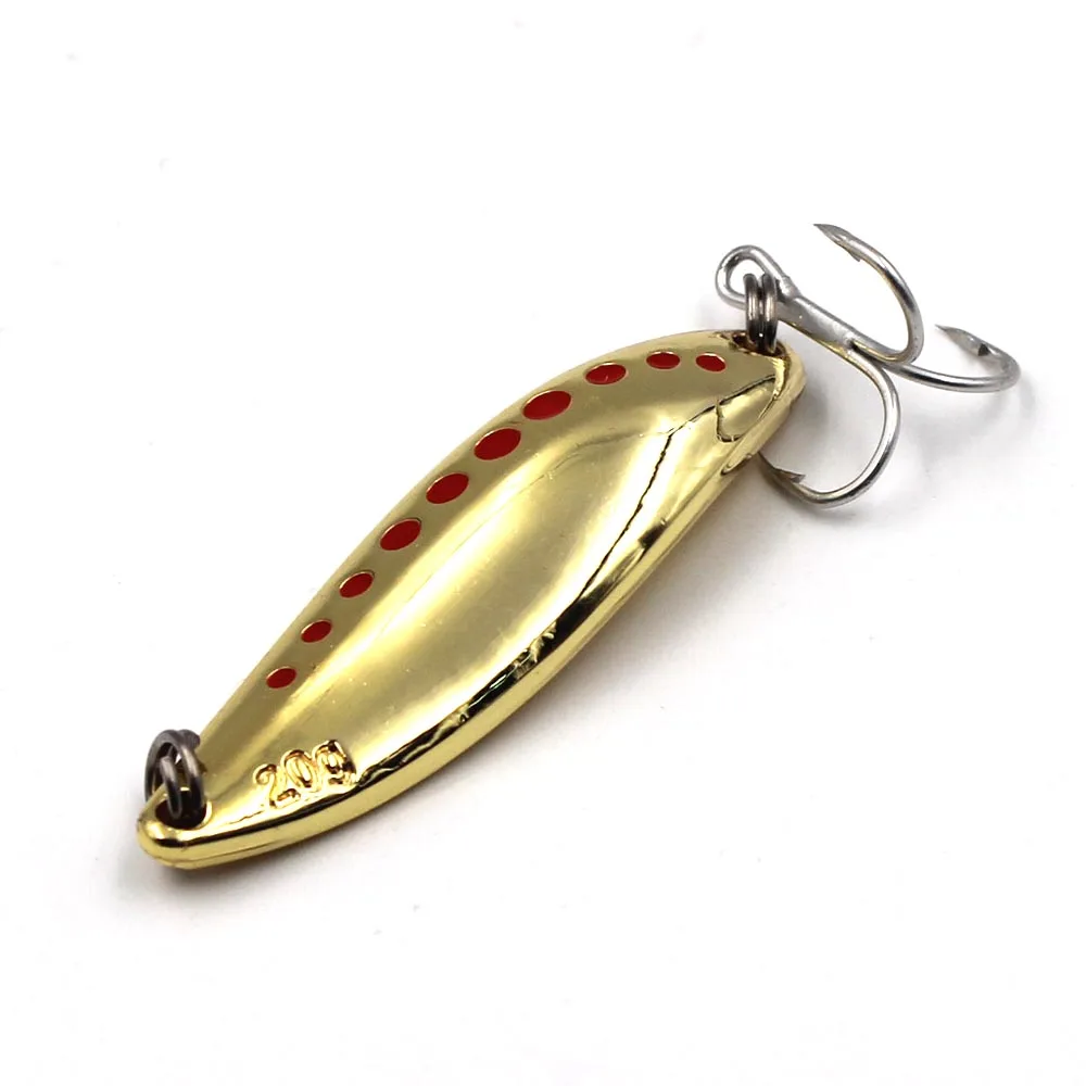 Металлическая приманка рыболовная ложка 7 5 г 10 15 20 золотистая/Серебристая снасть