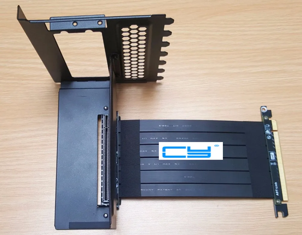 10 шт./16 PCI E 3 0x16 Гибкий плоский кабель ForCM VGA Кулер Мастер вертикальный держатель