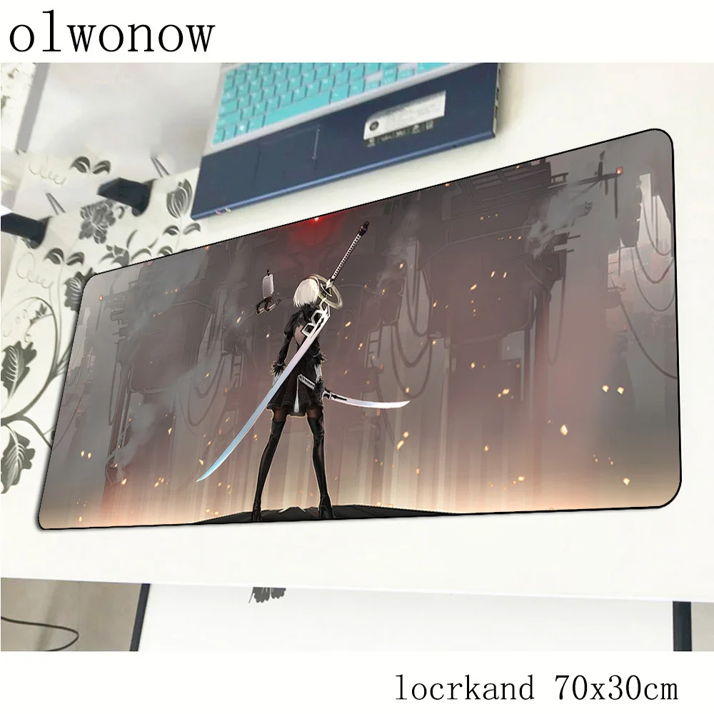 Nier automata коврик для мыши геймер подарок на Хэллоуин 700x300x2 мм notbook игровой большой