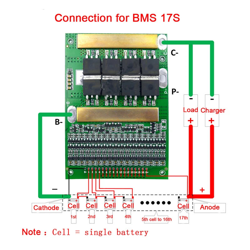 6S до 17S 50A 3,2 V 3,7 V BMS 18650 Ternary полимерный литиевый аккумулятор 10S 13S 16S Lifepo4 BMS Lipo балансировочная плата защиты