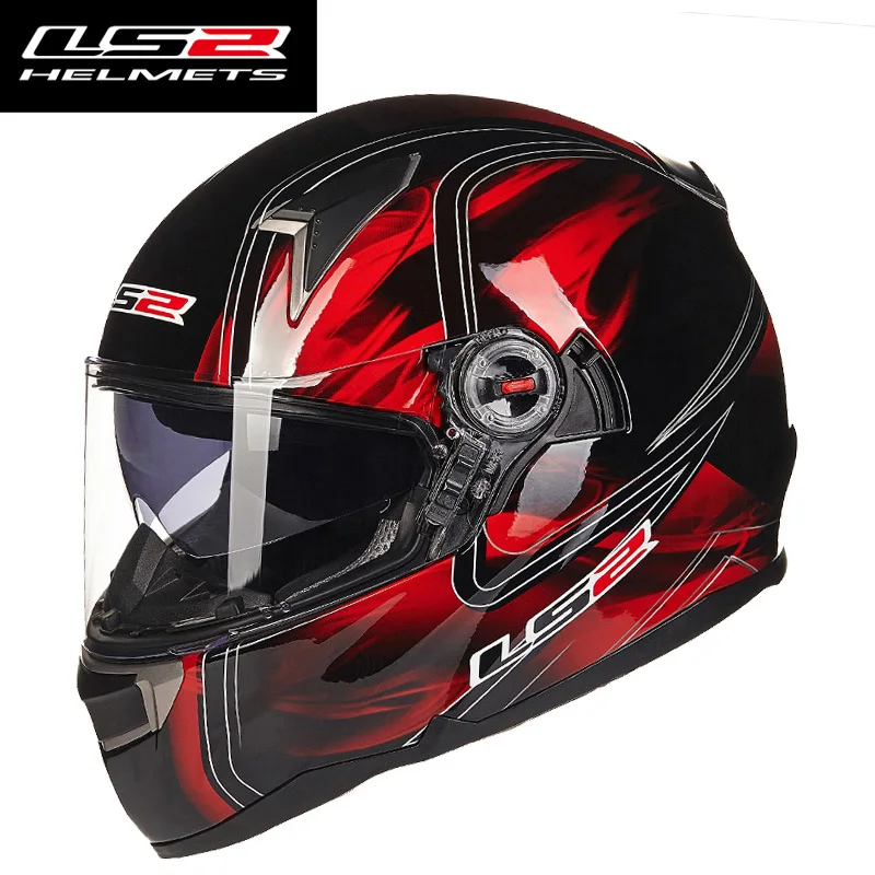 Оригинальный LS2 FF396 стекловолокно moto rcycle Шлем Полный лица rbike helmes подушки