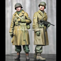 135 ww2 us infantry winter set resin model soldier gk world war ii military theme unassembled and unpainted kit