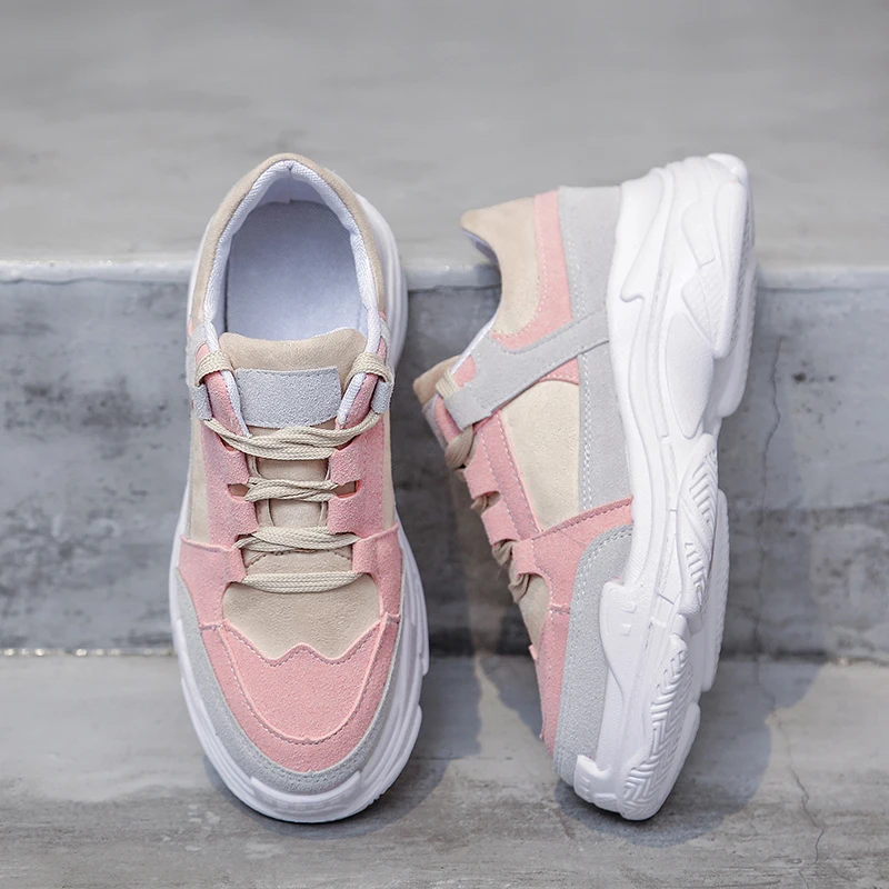 Женская обувь Вулканизированная Новинка 2019 года Осенняя повседневная для женщин