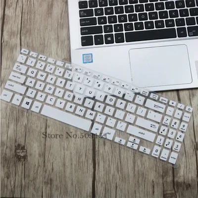 White Для Asus VivoBook 15 YX560U Y5000 X507U X507 X507UA X507UB X507UD X560ud X560 15,6 дюймов Обложка клавиатуры для ноутбука Защитная крышка - Цвет: White