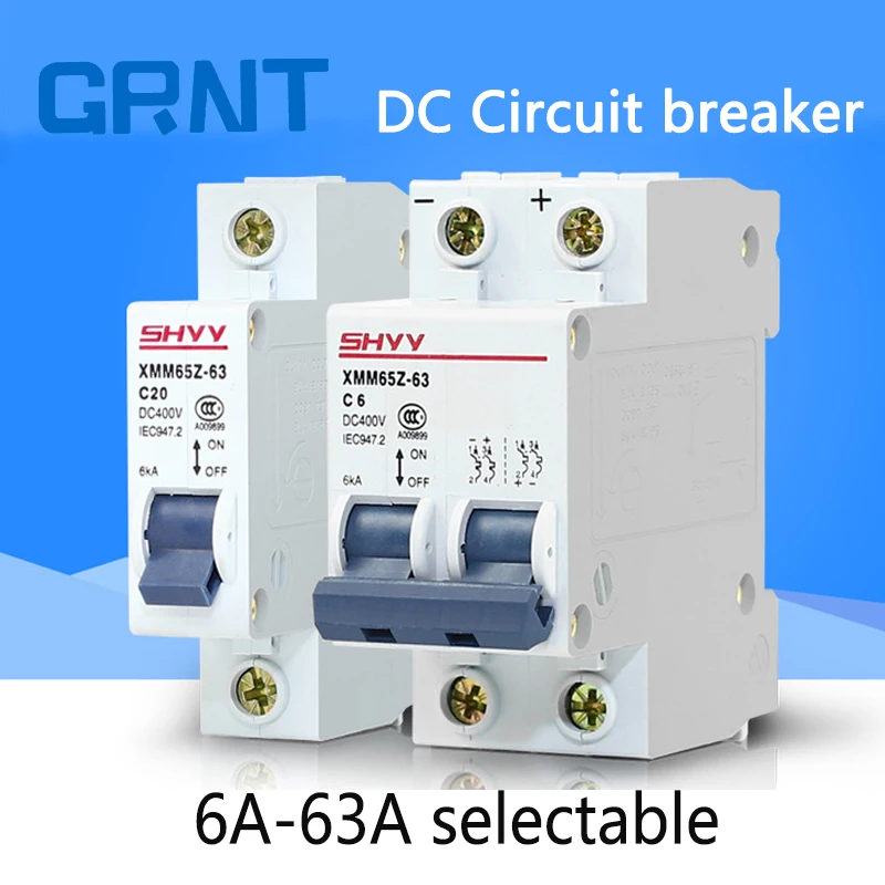 1P 6A-63A DC400V Автоматический выключатель MCB C curve 6A 10A 16A 20A 25A 32A 40A 50A 63A | Обустройство