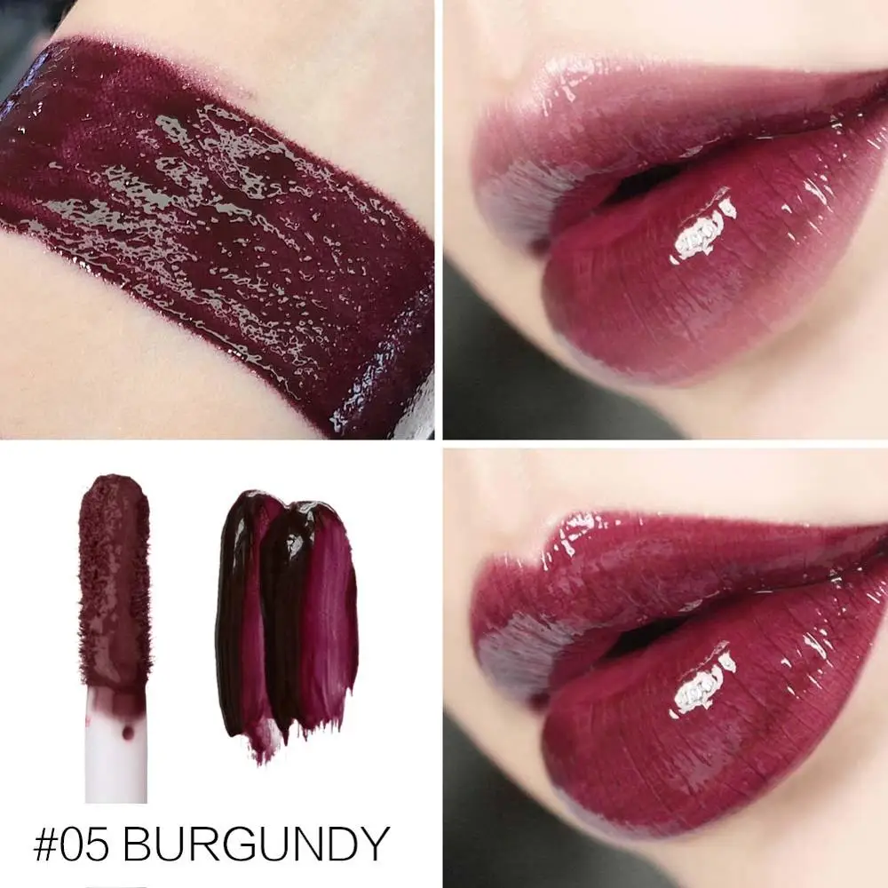5 SACE LADY Full Lips зеркальный оттеночный блеск для губ телесный 9 цветов долговечный женский влажный блеск Губная Помада Жидкая глазурь для губ Макияж - Цвет: 5
