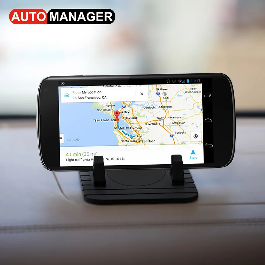 Держатель для телефона в приборной панели автомобиля Авто gps поддержка сотового телефона нескользящий коврик универсальный