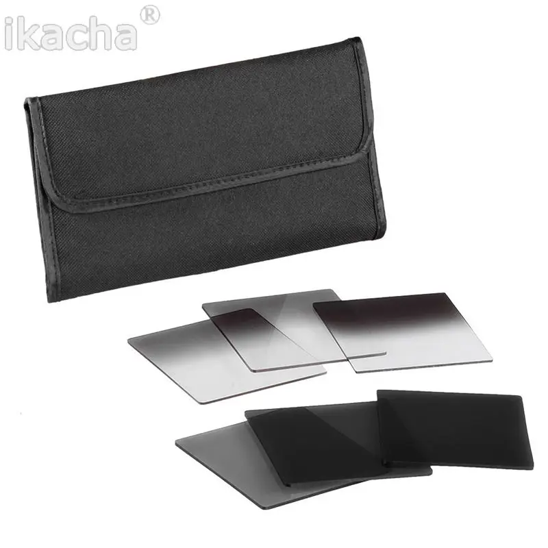 

6pcs ND2 ND4 ND8 Gradual ND2 4 8 Camera Lens Filter Set for Cokin P