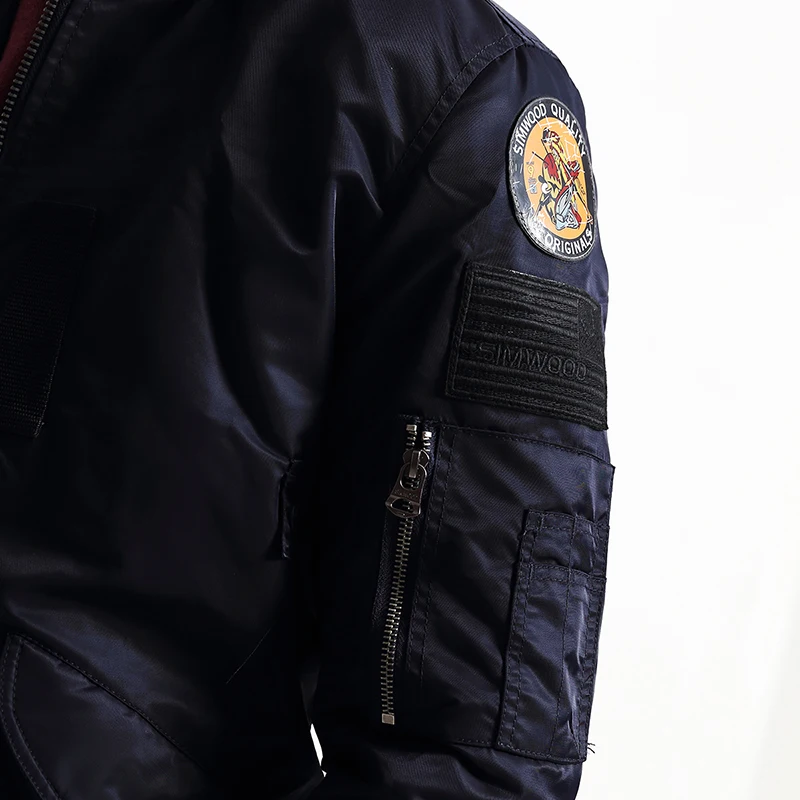 Мужская бейсбольная куртка МА 1 SIMWOOD бомбер в стиле Хип хоп зимний жакет 2019