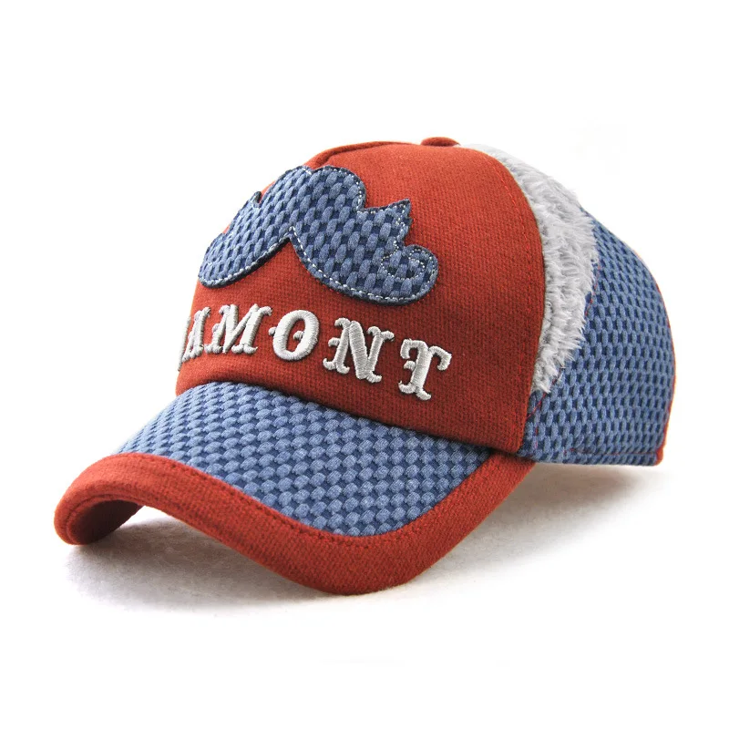 [JAMONT] ветрозащитная зимняя детская шапка теплая Snapback бейсбольная Кепка из хлопка