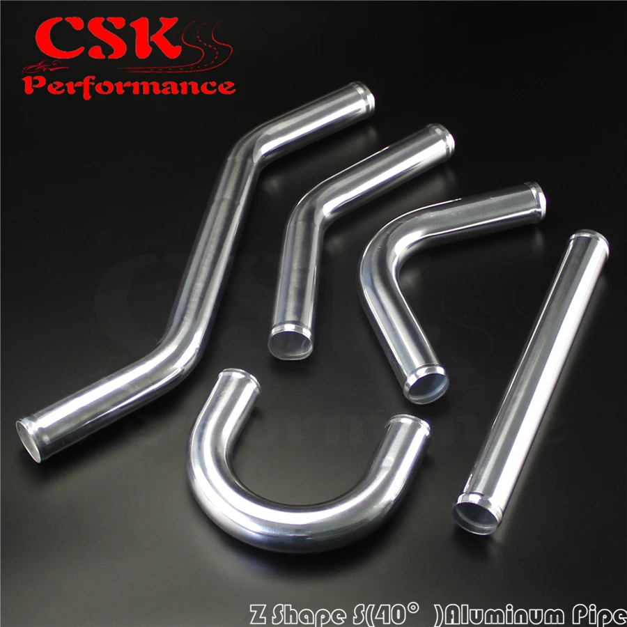 Воздухозаборная труба интеркулера Z / S Shape металлический шланг 42 мм 1 65 дюйма L = 450