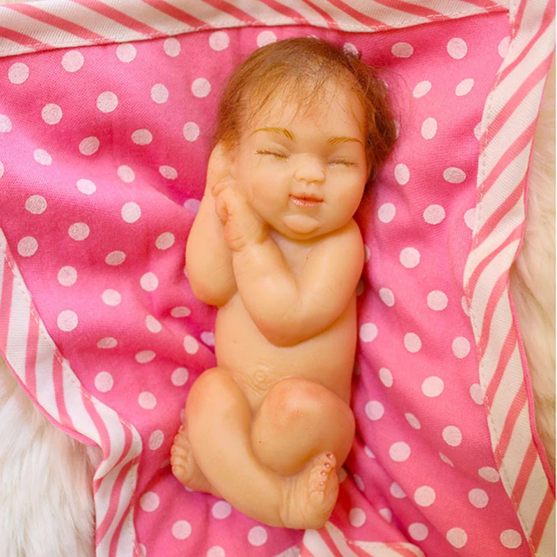 Маленькие куклы Мягкие силиконовые полный Reborn Baby Doll Игрушки для ванной Для детей