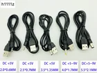 10 шт., горячая распродажа, штекер USB-DC, DC2.0, DC2.5, DC3.5, DC4.0, DC5.5mm, разъем кабеля питания для небольших электронных устройств