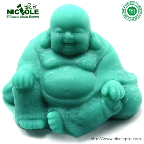 3D форма Nicole Buddha для резьбы в виде соли силиконовая мыла|soap moulds|silicone soap mouldsclay mold |