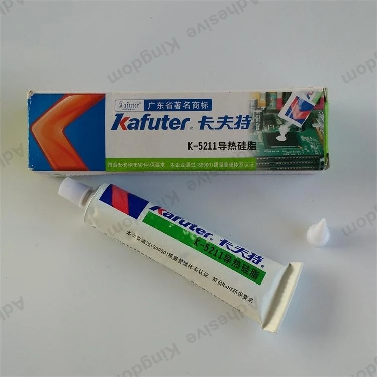 Подлинная Kafuter 100 г K 5211 LED Тепловая смазка CPU термосмазка диодный заполненный клей