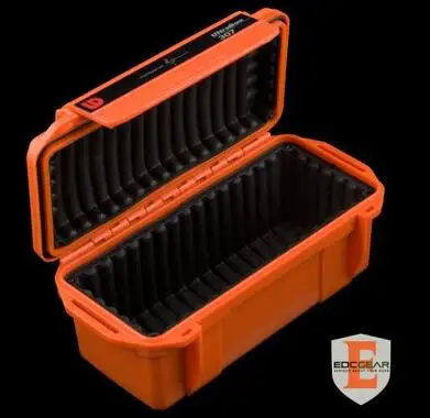 With cushion Orange E1170/1 высокое качество водонепроницаемый противоударный корпус герметичный чехол оборудование портативный сухой контейнер для хранения EDC - Цвет: With cushion Orange