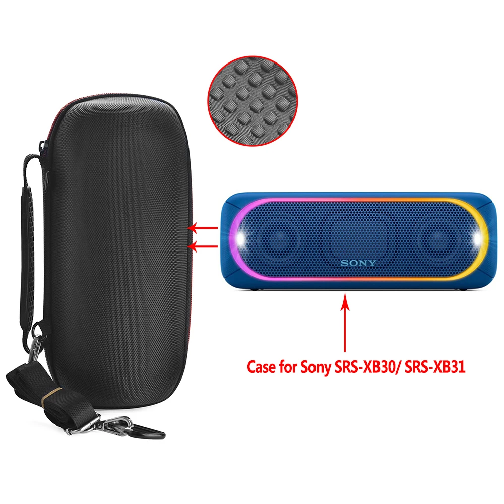 Новейший EVA жесткий защитный чехол для переноски Чехол для sony XB30/XB31, sony SRS XB30/XB31, sony SRS-XB30/XB31 Bluetooth динамик