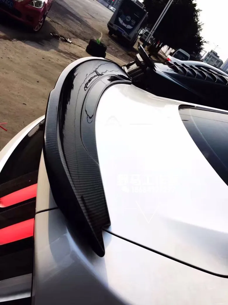 Подходит для 15-17 Форд Мустанг gt350r gt550 углеродного волокна задний спойлер