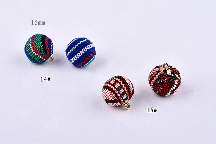 Серьги Подвески ручной работы из цветной льняной ткани|Ювелирная фурнитура и