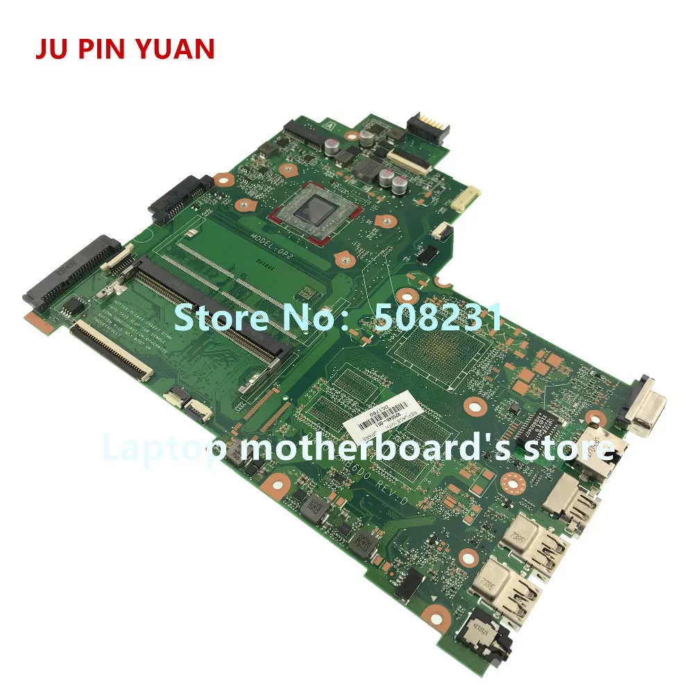 JU PIN YUAN 925525-601 0P2 DA00P2MB6D0 Laptop motherboard For HP 240 G6 Laptop 14-BW Notebook PC E2-9000 fully Tested