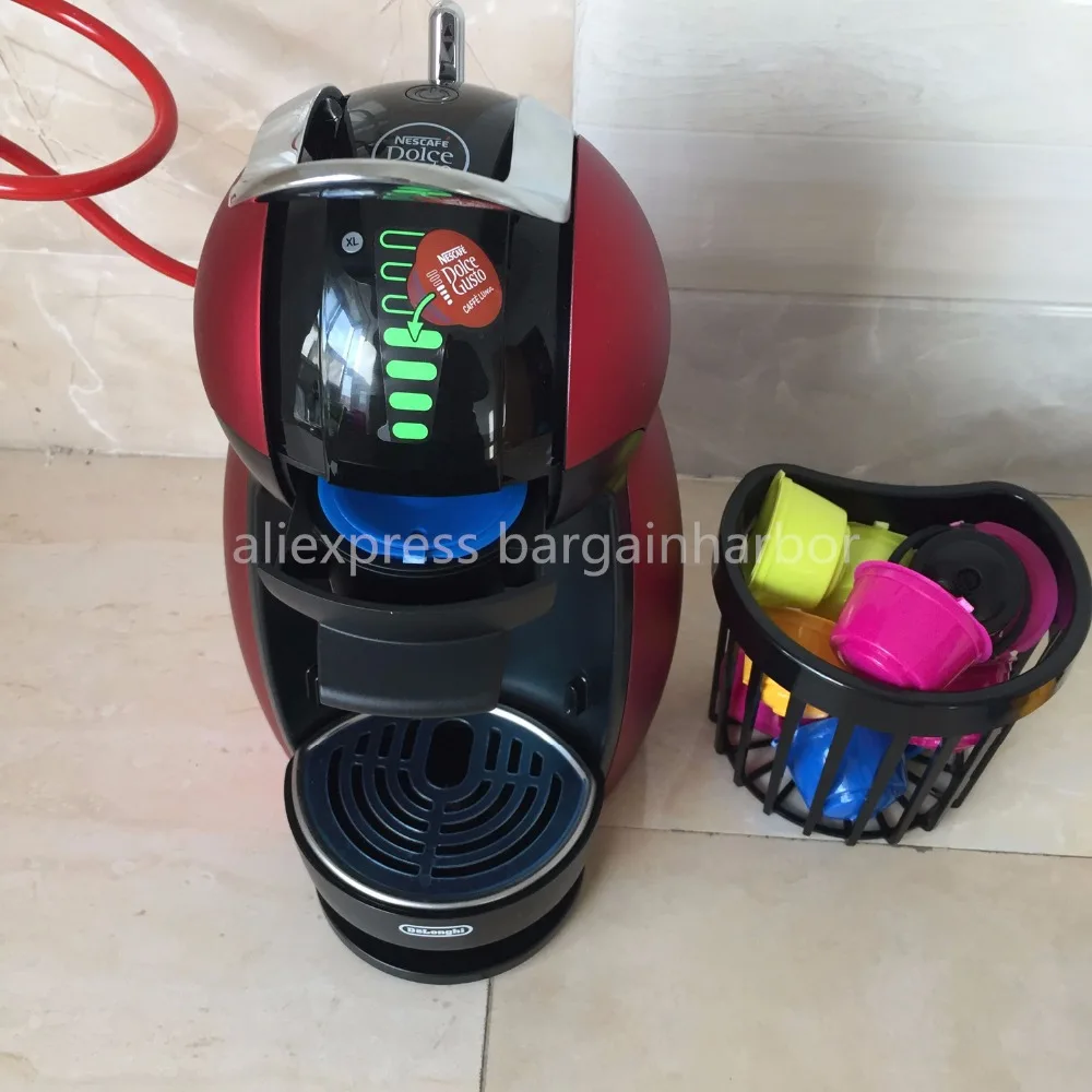 1 шт. использовать 50 раз 8 цветов Многоразовые Dolce Gusto кофейные капсула nescafe dolce gusto