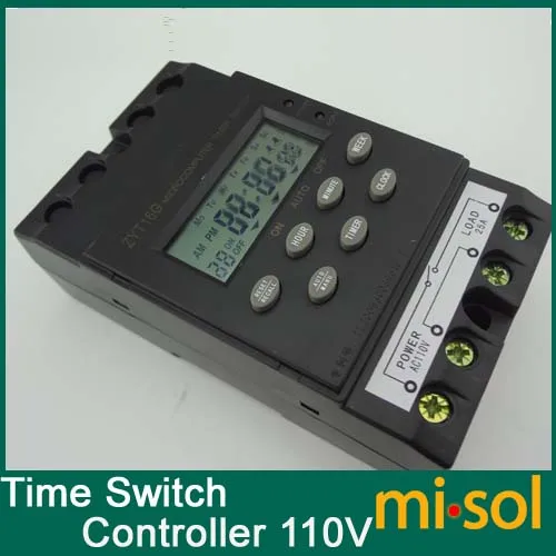 Контроллер таймера 110 В программируемый таймер 25А ампер ЖК-дисплей | Обустройство