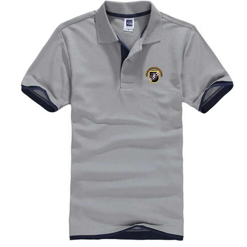 Casual short sleeve Polo Shirt Men t shirts Camisa Masculina Homme Mens 46th Special Forces printing Designer summer tshirt | Мужская