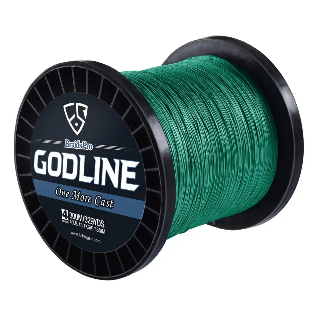 Moss Green FISHINGSIR GODLINE леска 500 м 8 нитей плетеная леска мультифиламентная PE леска 30 40 50 80 100 120LB морская - Цвет: Moss Green