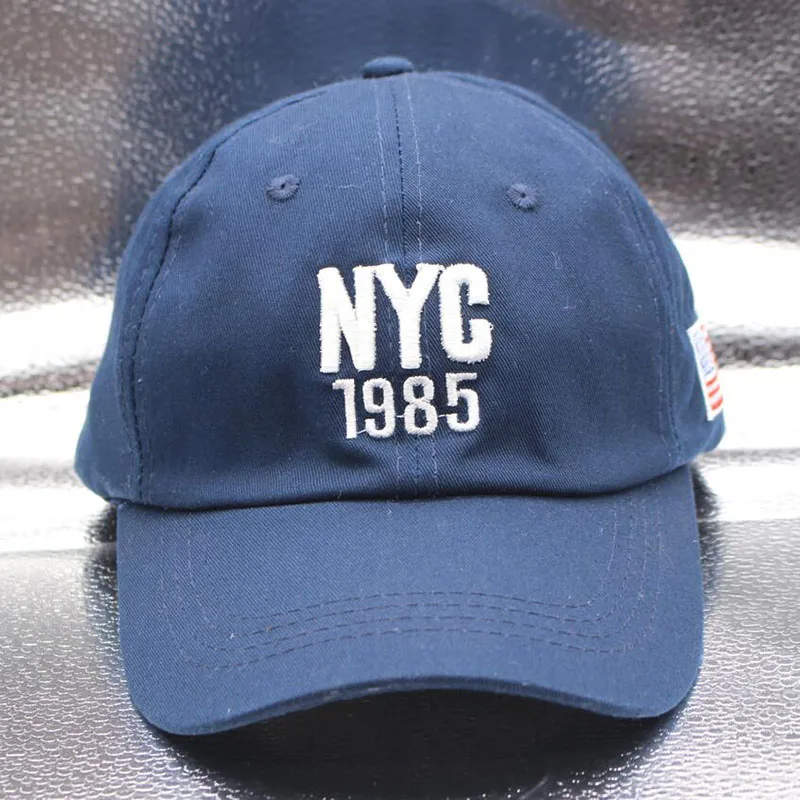 SUOGRY, высокое качество, хлопок, NYC 1985, бейсболка, Gorra Trucker, шапки для гольфа, для мужчин, женщин, кепки s, для мужчин, США, шапки, американский флаг, Snapback - Цвет: Navy