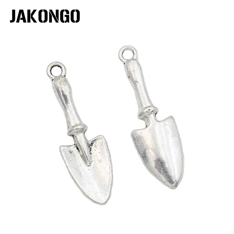 

Подвески-лопатки JAKONGO для ювелирных изделий, 25 х7 мм, покрытые серебром