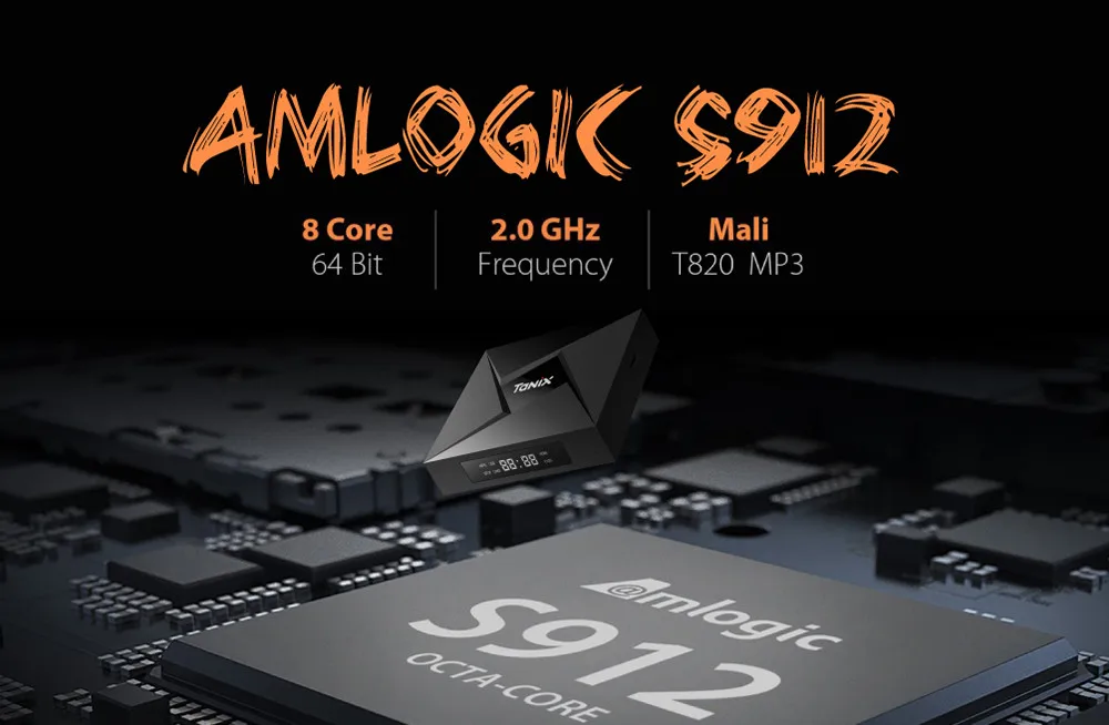 Tanix TX9 Pro Android 7,1 Смарт ТВ приставка Amlogic S912 Восьмиядерный приставка 3 ГБ 32 ГБ Bluetooth 4,1 1000M LAN 4K HDMI медиаплеер