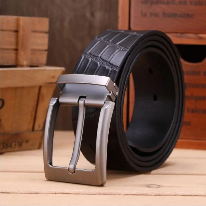 

Men Genuine Leather Luxury Designer Belts Vintage Cowskin Belt For Jeans Stone Grain Cowboy Quality Assuarance XKS106