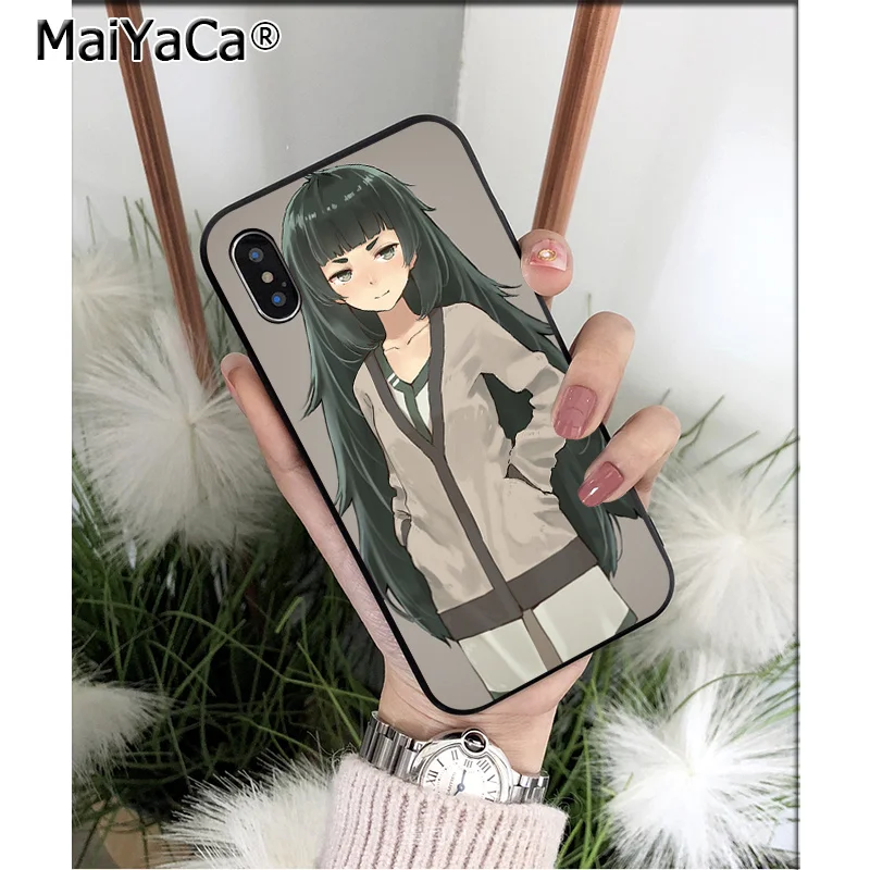 Мягкий высококачественный чехол для телефона MaiYaCa Steins Gate Makise Kurisu из ТПУ Apple iPhone 8 7 6