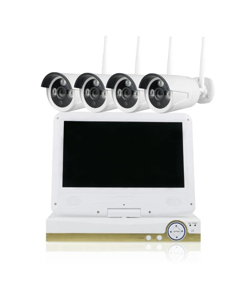 Беспроводная ip камера видеонаблюдения 4 канала 720P HD ИК hdmi 1080P|surveillance ip|surveillance