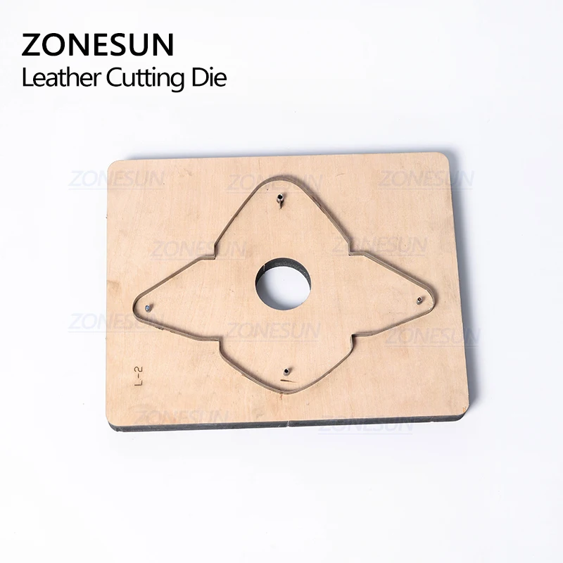 ZONESUN D2 пользовательский кожаный кошелек для монет резка штамповочный резак