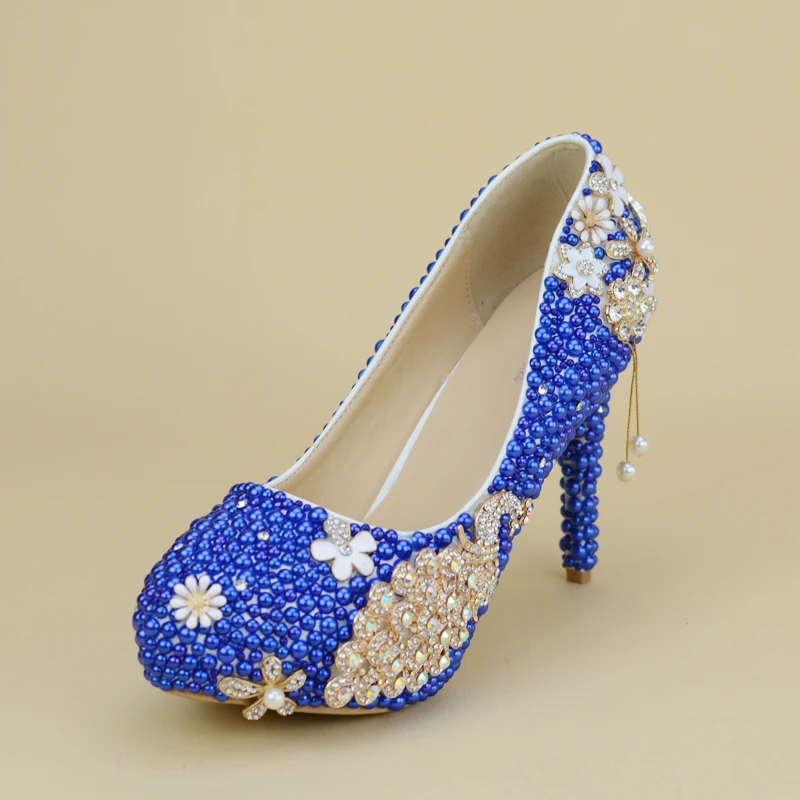 Женские свадебные туфли на платформе и высоком каблуке комплект из туфель