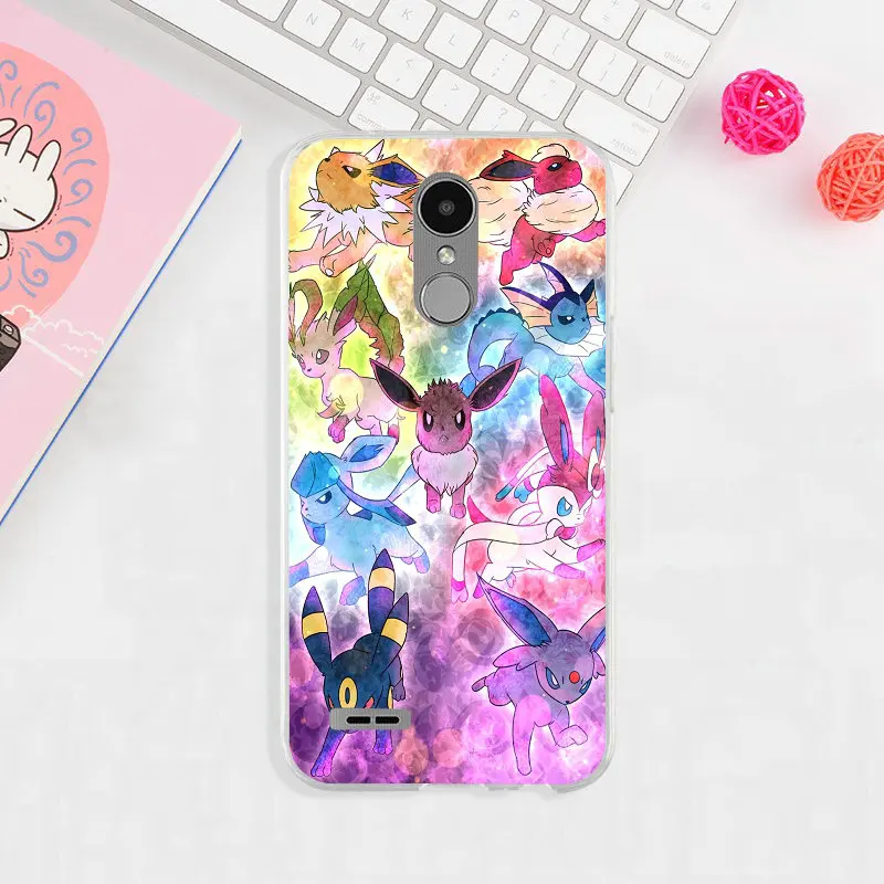 Soft Silicone Transparent Phone Cases for LG G2 G3 Mini G4 G5 G6 K4 K7 K8 K10 2017 V10 V20 V30 Nexus 5X Pokemons Shiny Umbreon | Мобильные