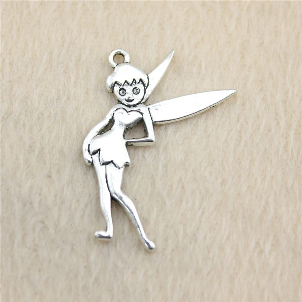 

31 шт./лот 36*27 мм старинная Серебряная сказочная Подвеска DIY ювелирные изделия для браслета ожерелья серьги