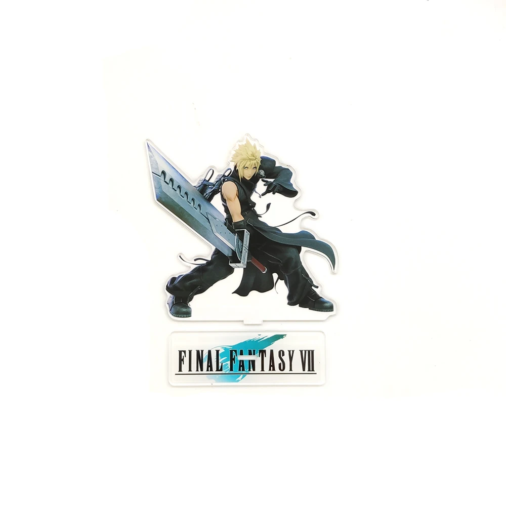 Любовь спасибо Final Fantasy VII 7 Облако рознь фигурка на акриловой подставке модель пластины держатель торт Топпер аниме японский крутой