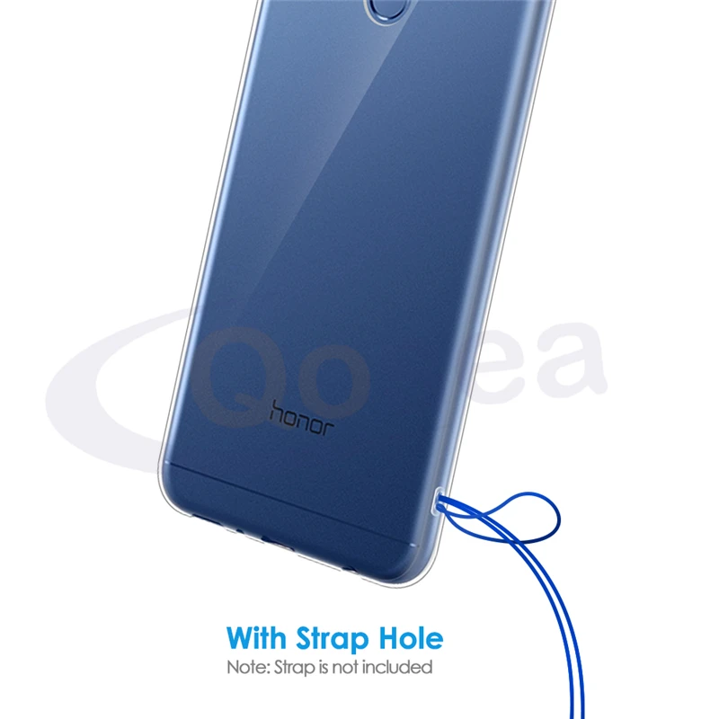 Qosea Телефон чехол для Huawei Honor 7C прозрачный тонкий мягкий Силиконовый ТПУ Защитная