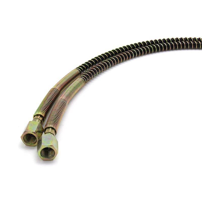 QUPB Пейнтбол шланг HPA с пружиной завернутый 60 см 9000PSI G1/8 ''женский 1/8&quot NPT