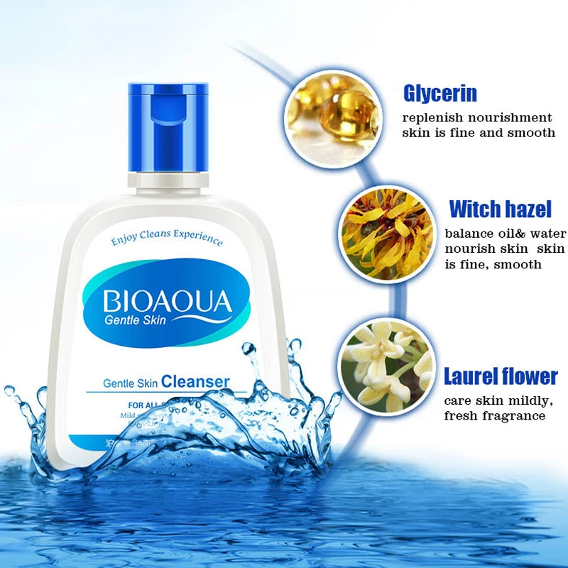 Bioaqua масло уход за кожей увлажнение очищающее средство для лица скраб очиститель