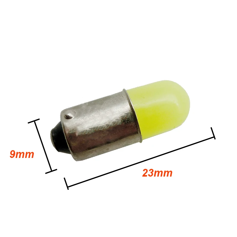 10 шт. T11 363 BA9S удара круглый 3D Led T4W 1 SMD автомобилей номерных знаков поворотов