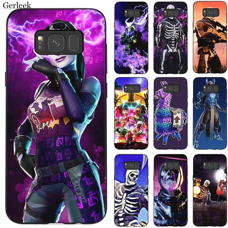 Силиконовый чехол для мобильного телефона с черепом из ламы Samsung Galaxy A3 A5 A6 A7 A8 A9 A10