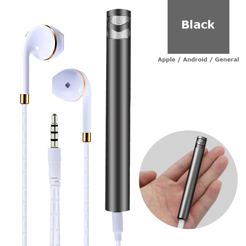 Black JIES F6 микрофон гарнитуры микрофон для караоке Портативный мини петь микрофон гарнитуры Bluetooth беспроводные наушники - Цвет: Black