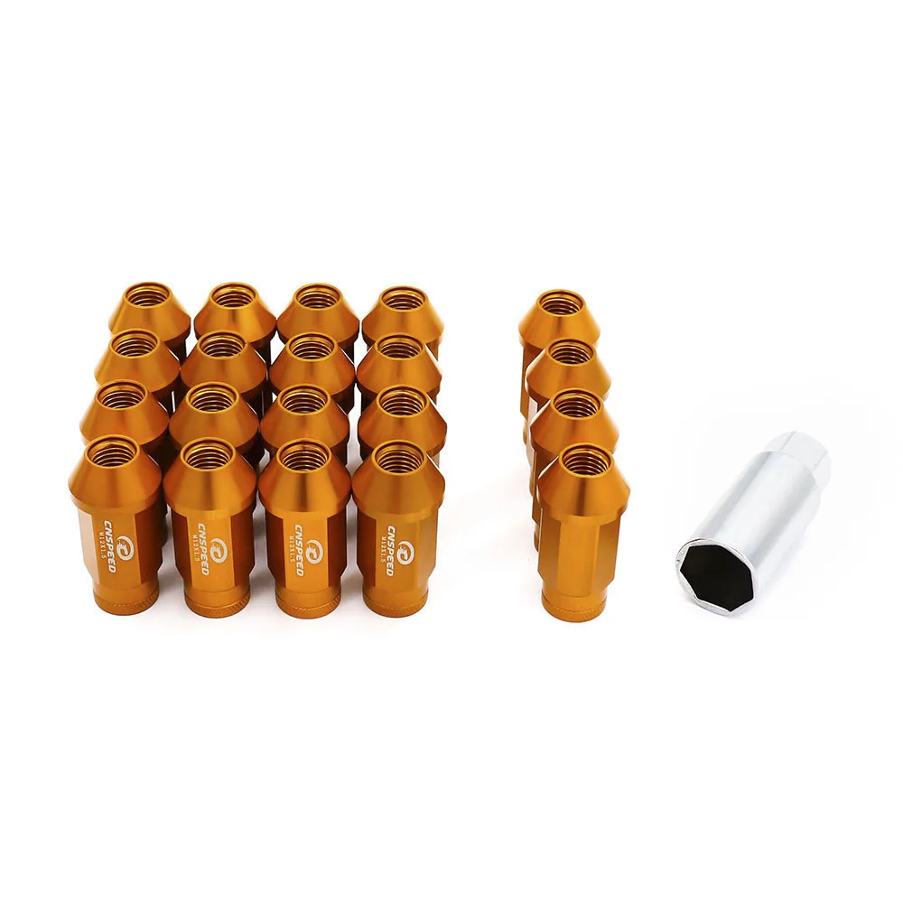 20 шт. красные M12x1.5 гоночные кованые 7075-T6 гайки из алюминиевого сплава 35 мм