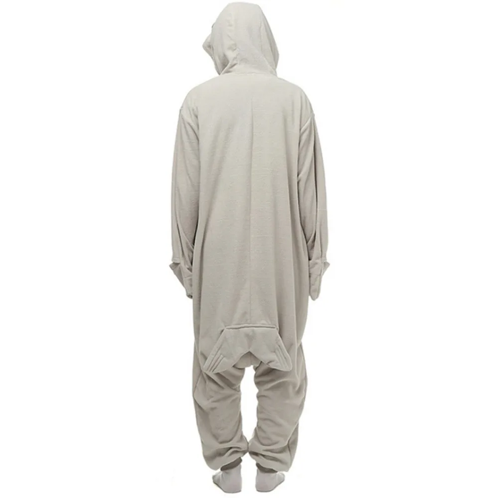 Флисовый комбинезон унисекс для взрослых с мультяшным принтом морской