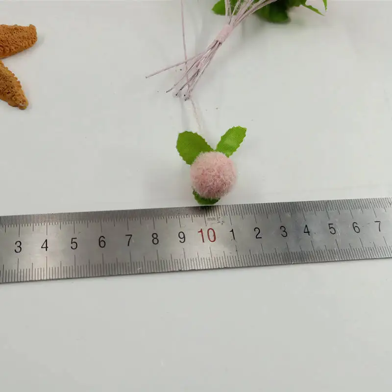 10 шт. искусственные букеты simulacao DE flores lint bola bolha/домашний декор casamento do Natal DIY produtos |